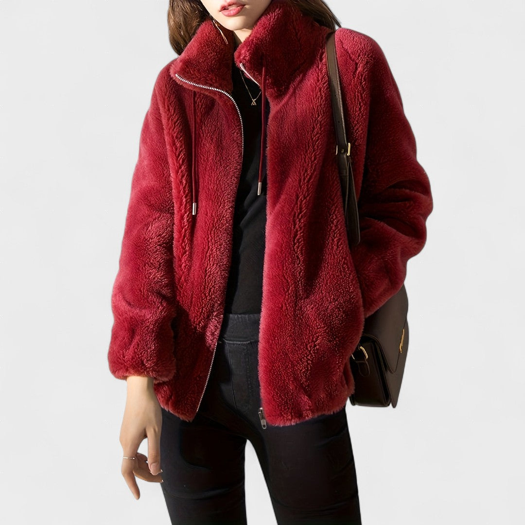 Mila | Luxury Plush Zip Jacket