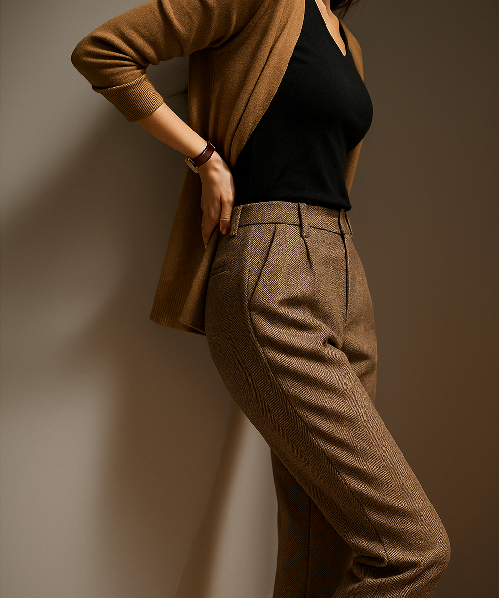 Camille Tailored Wool Pants