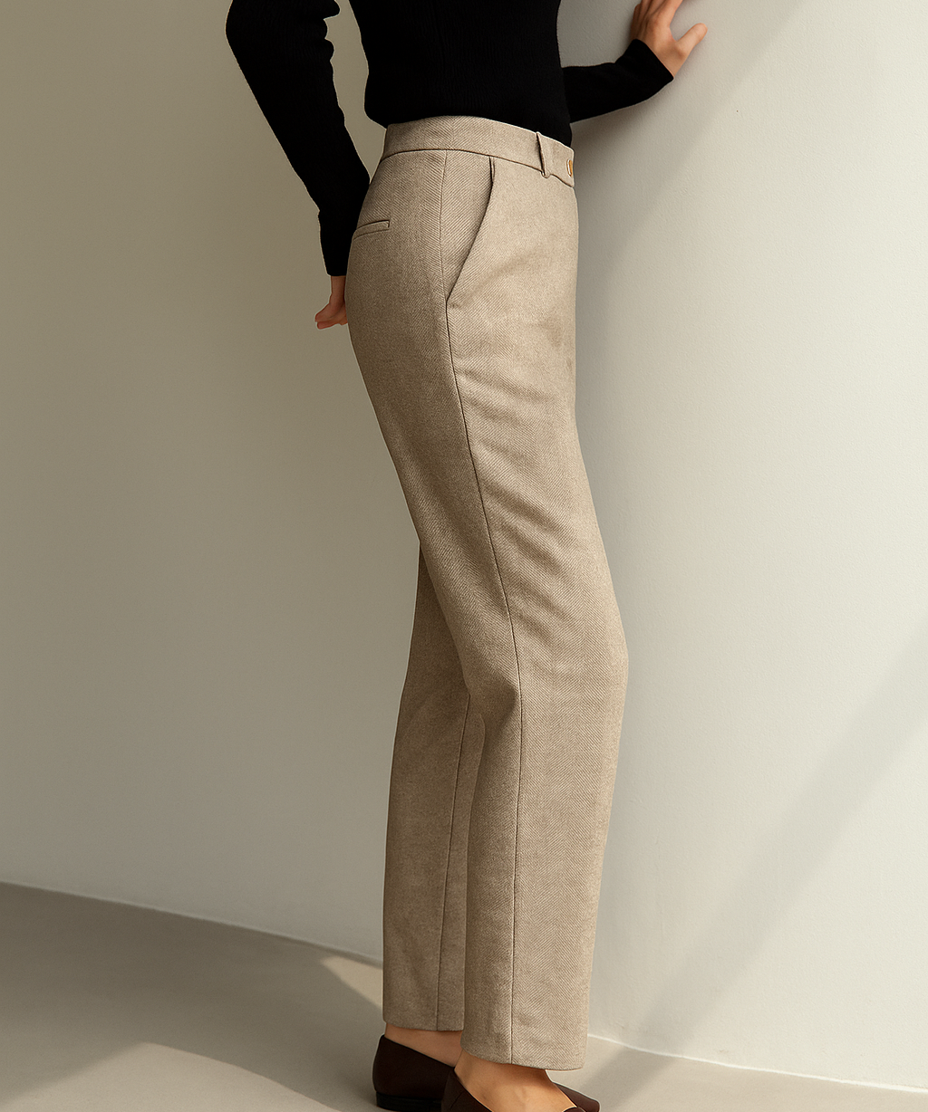 Camille Tailored Wool Pants