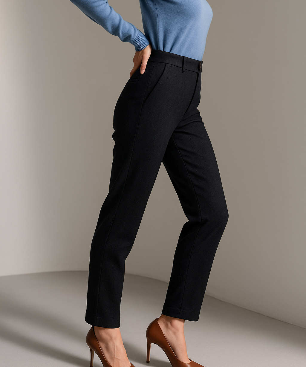 Camille Tailored Wool Pants