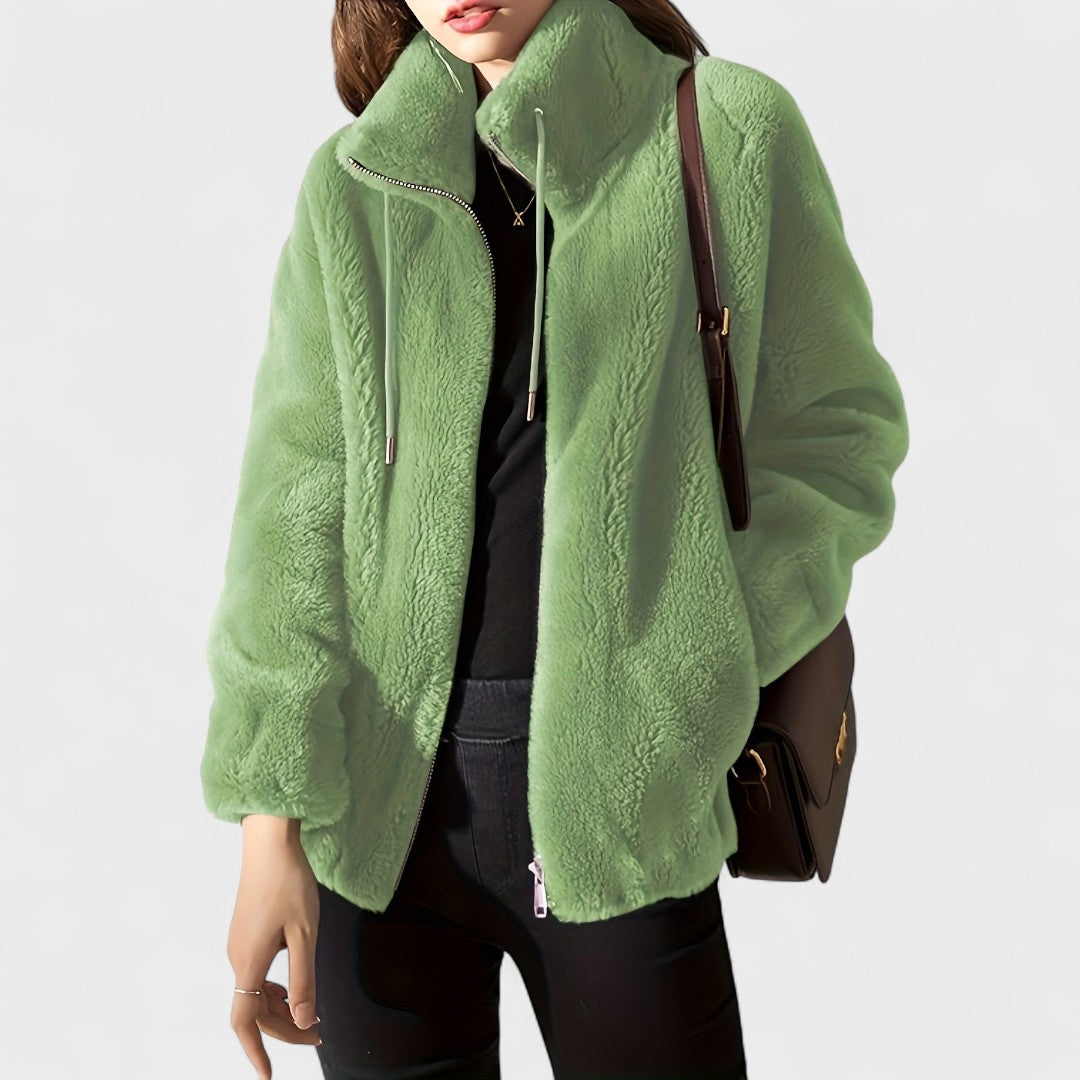 Mila | Luxury Plush Zip Jacket