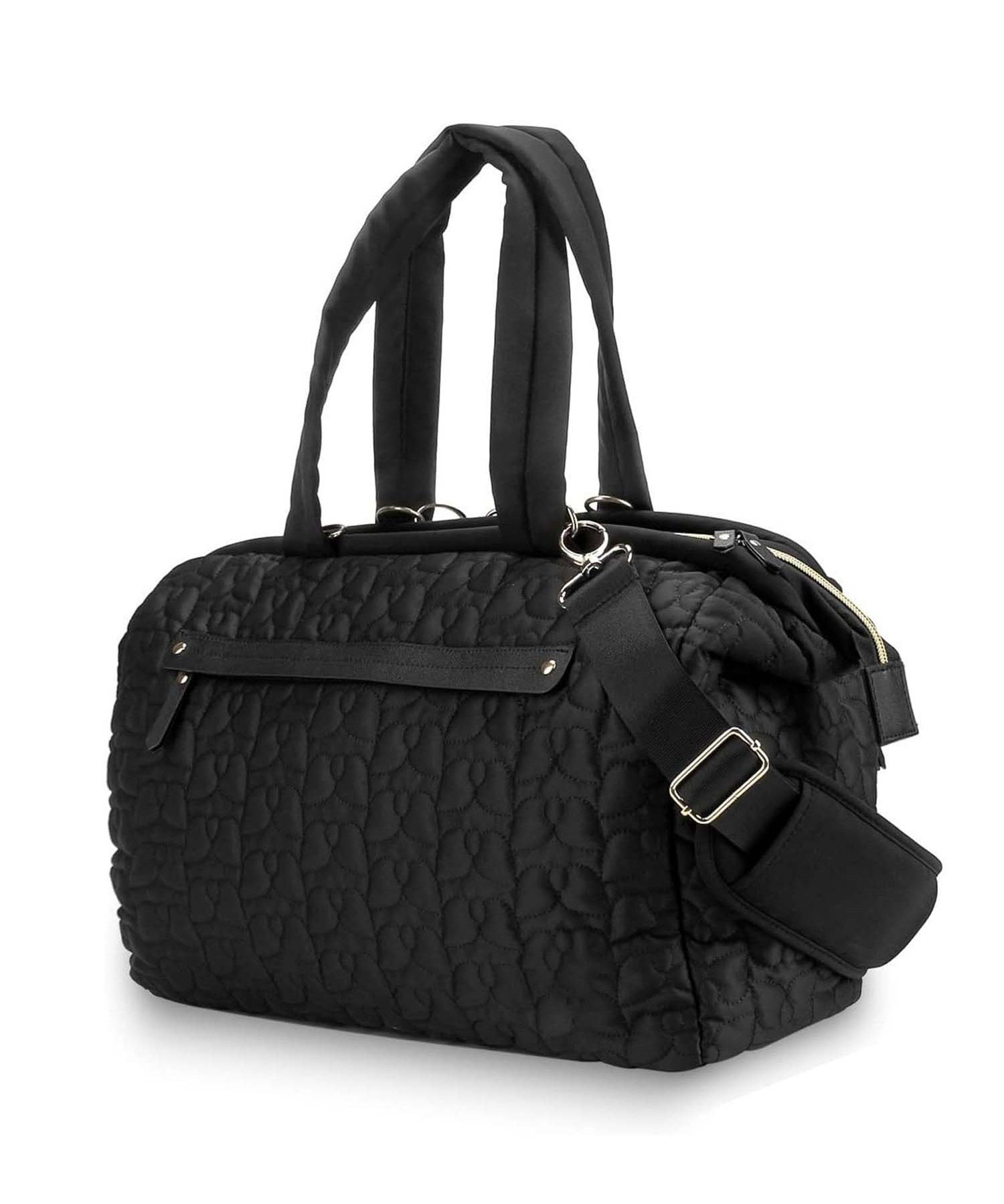 Multifunctional Quilted Baby Diaper Bag – Attractive Padded Tote Bag; Includes A Crossbody Strap