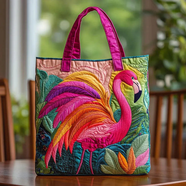 Flamingo | Oxford Fabric Tote Bag