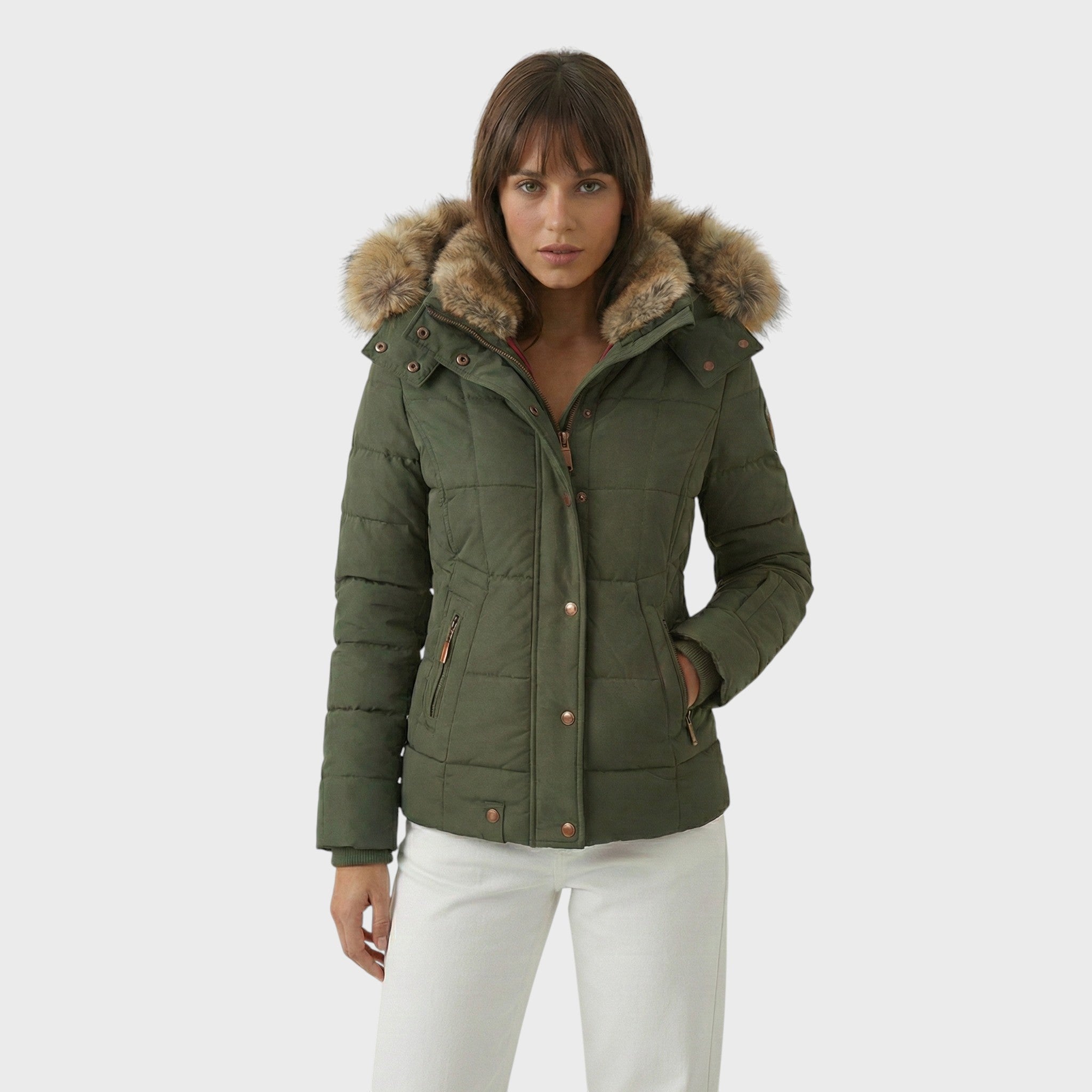 Lucie | Winter Jacket with Fur Lining