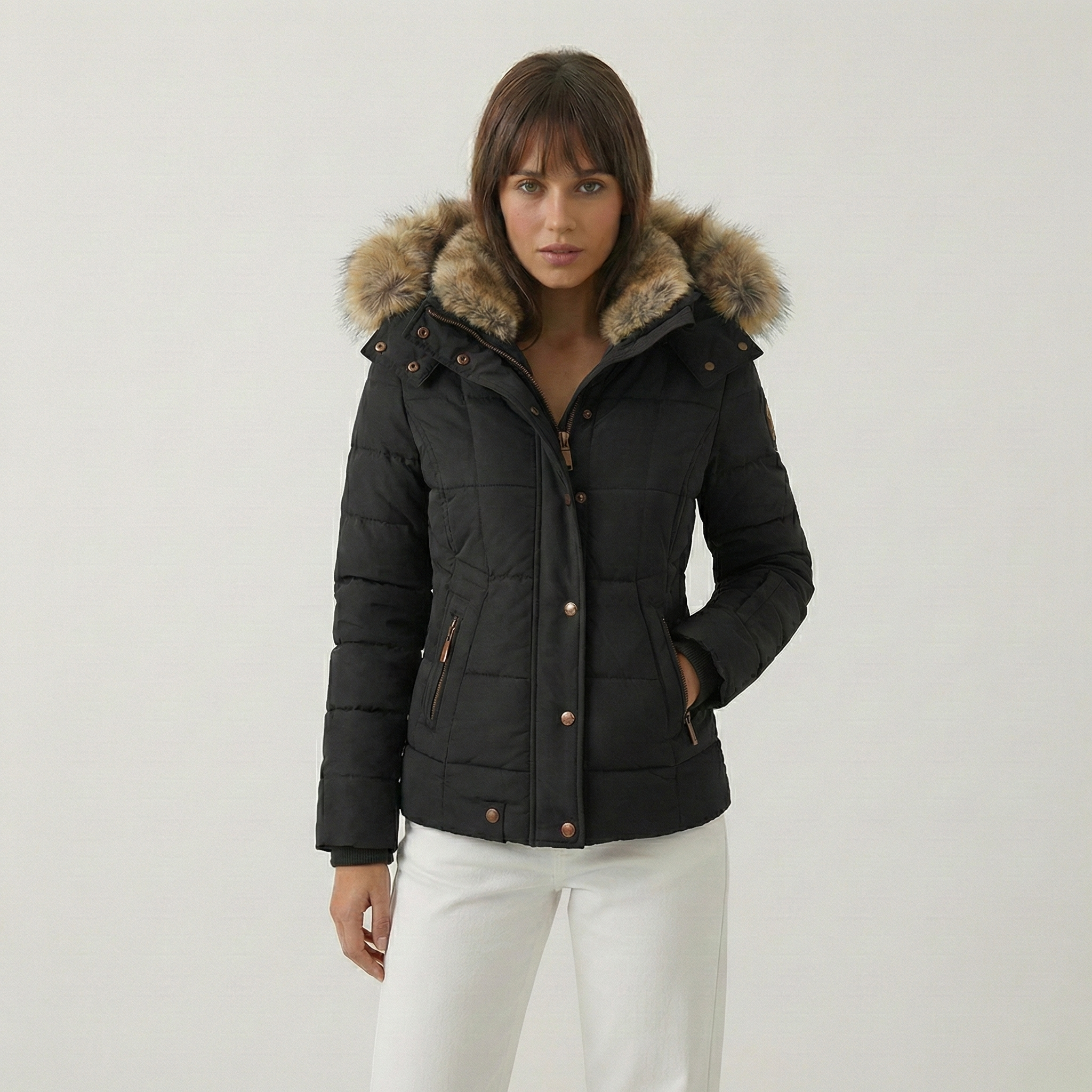 Lucie | Winter Jacket with Fur Lining