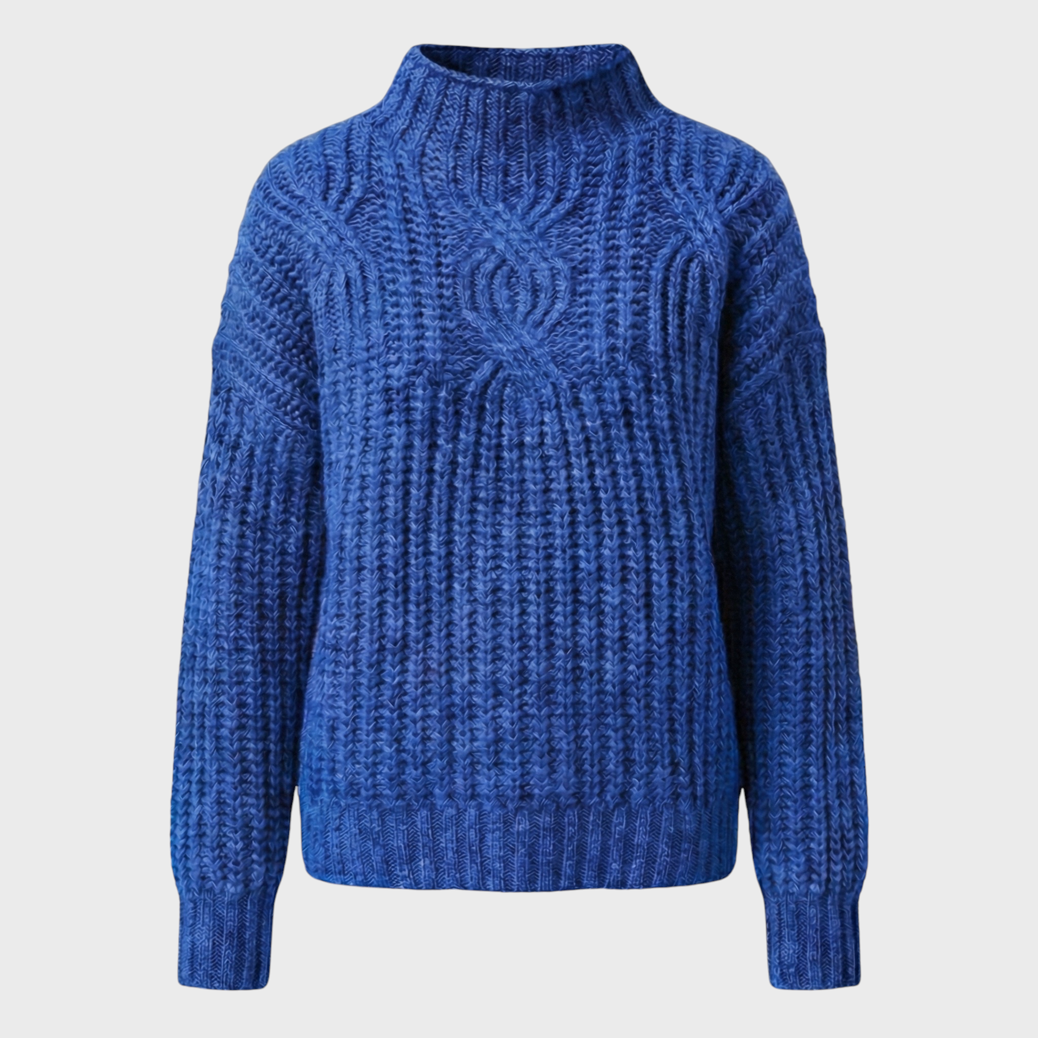 Aroa – Knitted Sweater with Turtleneck