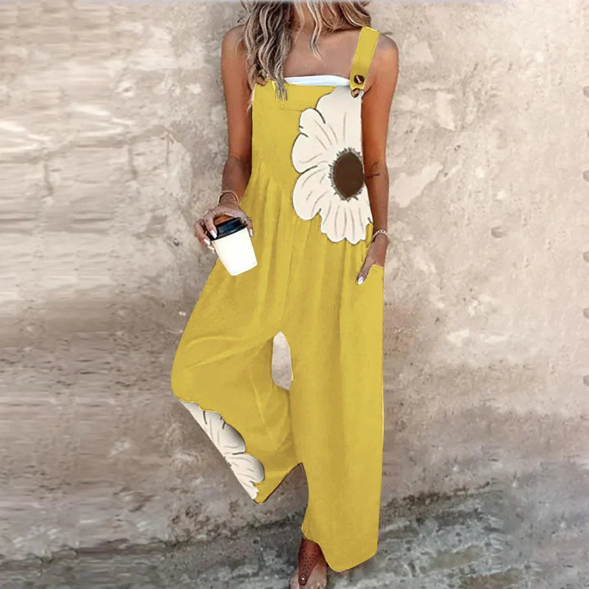 Dungaree Jumpsuits – Relaxed Style with Black Pattern