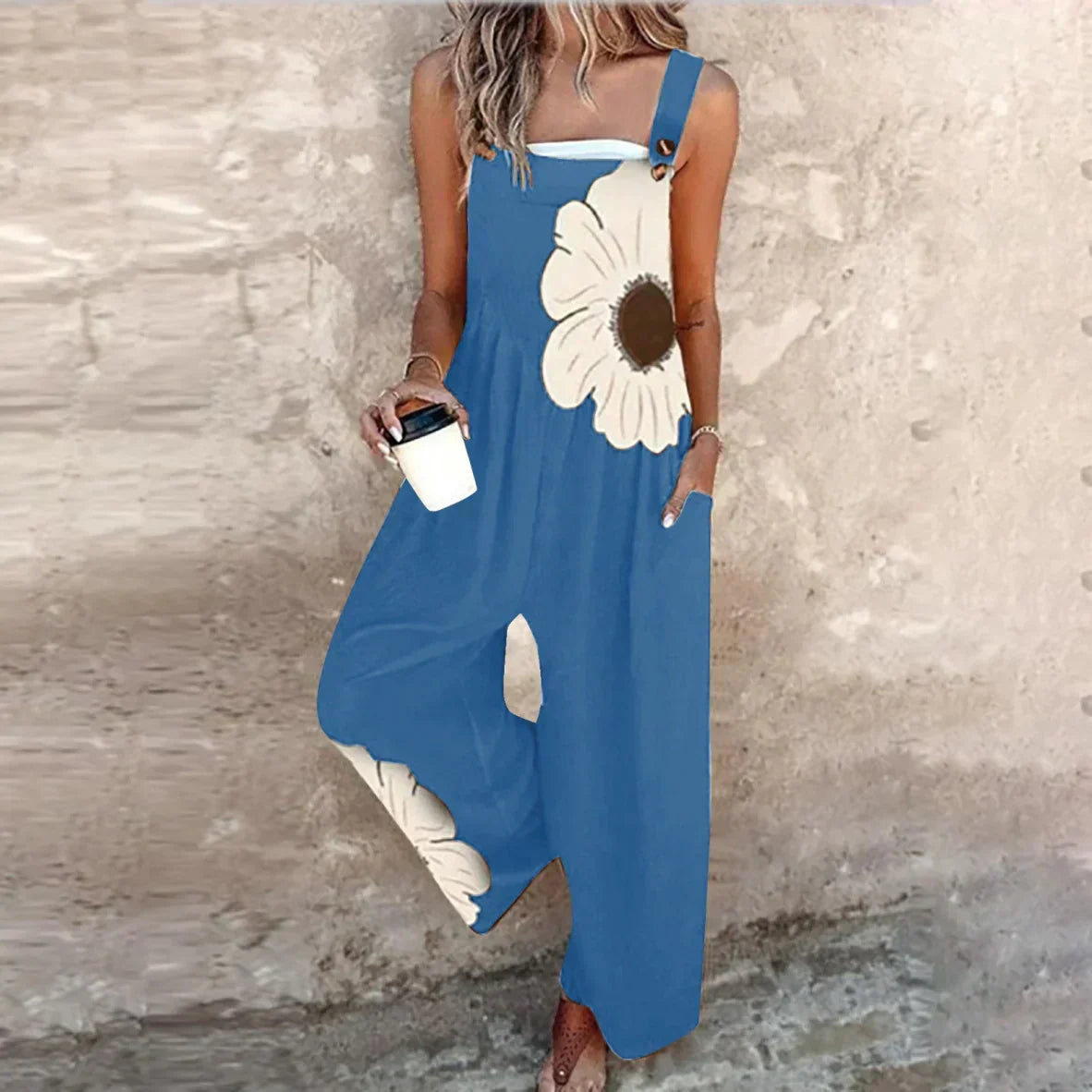 Dungaree Jumpsuits – Relaxed Style with Black Pattern