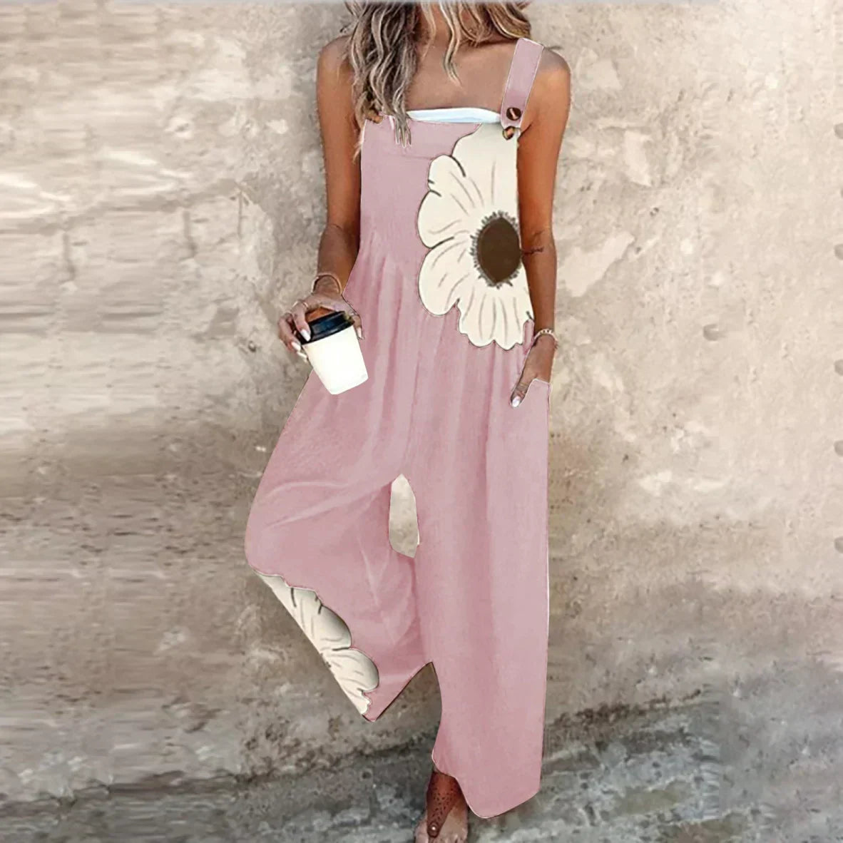 Dungaree Jumpsuits – Relaxed Style with Black Pattern