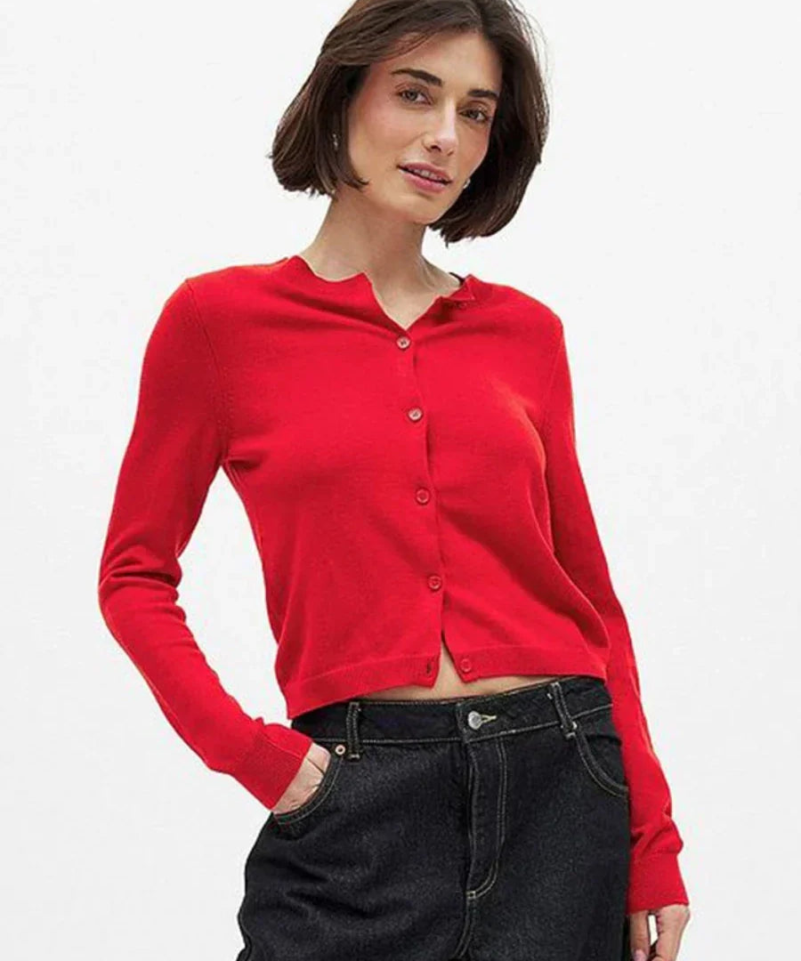Camille Knit Button Cardigan