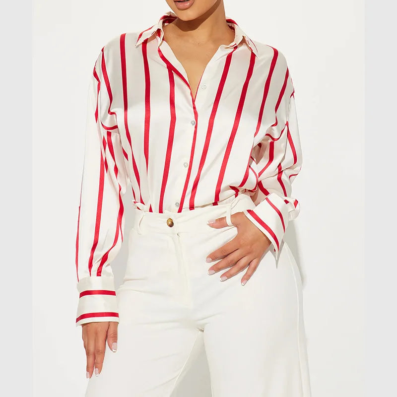 Silk Delaney Striped Shirt