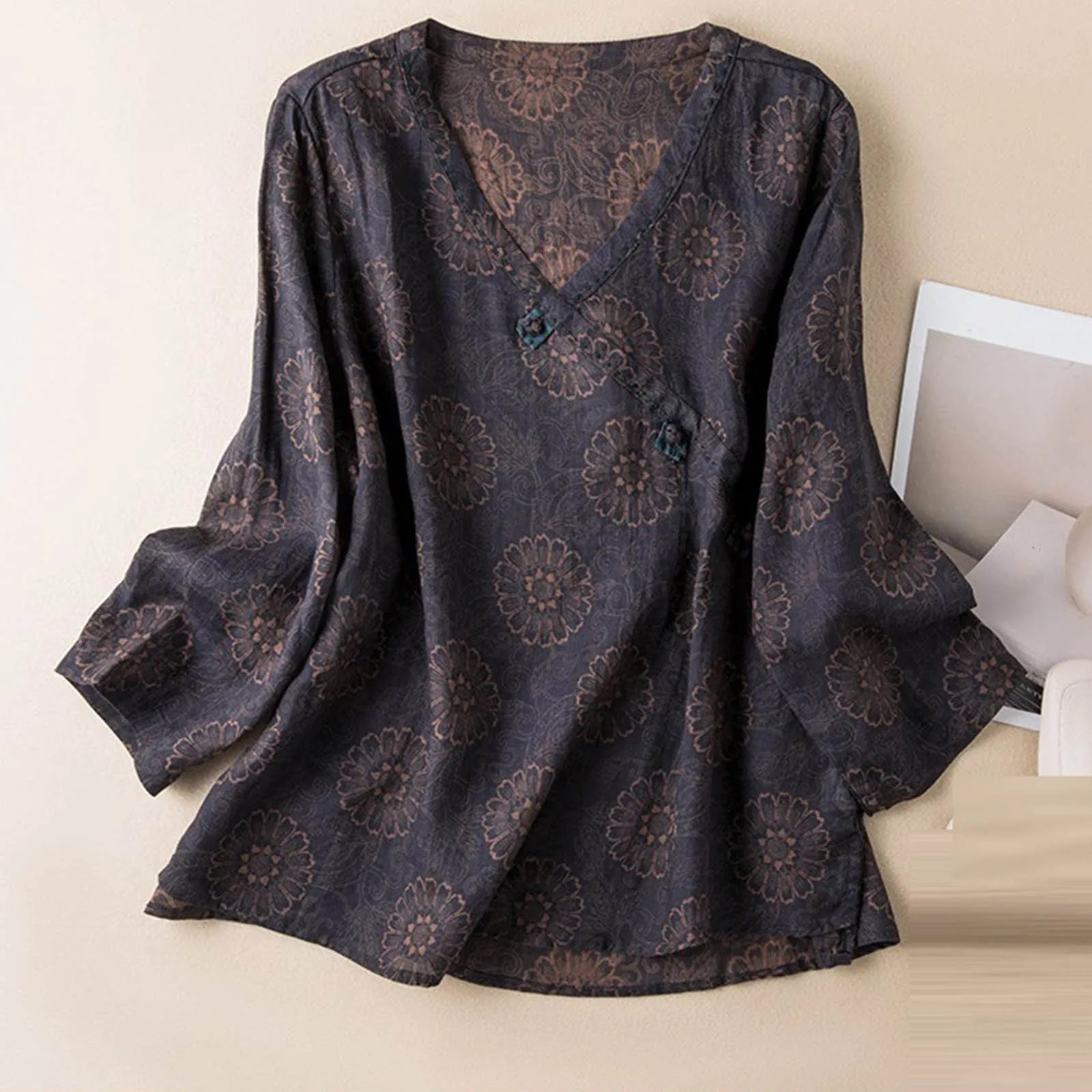 Kaien Crosswrap Blouse