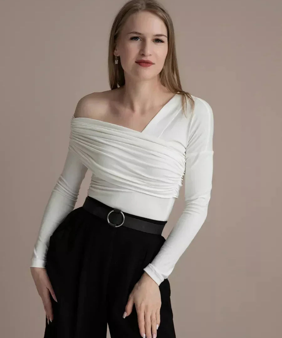 Clara Monroe One-Shoulder Top