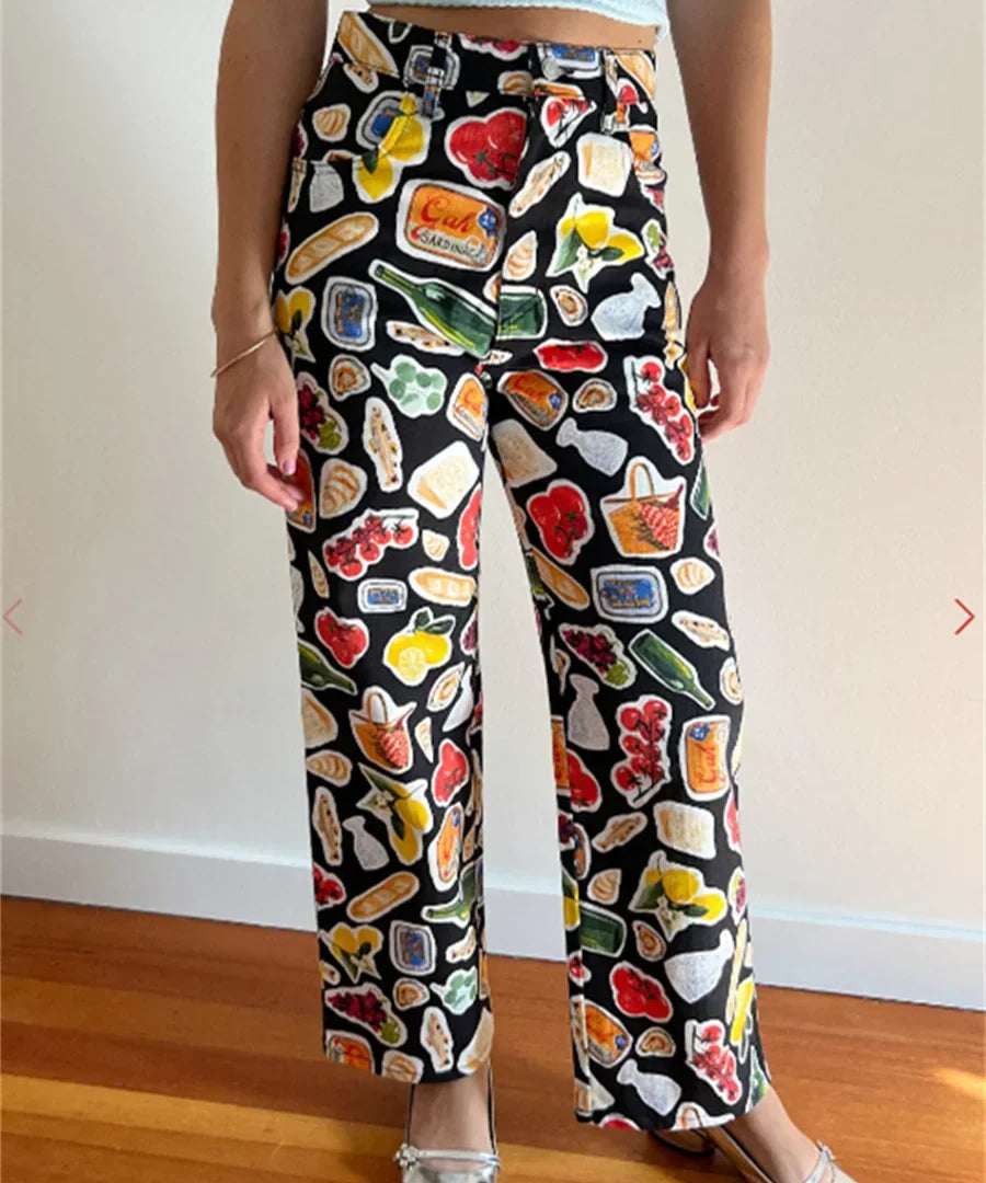 Capri Market Straight-Leg Jean