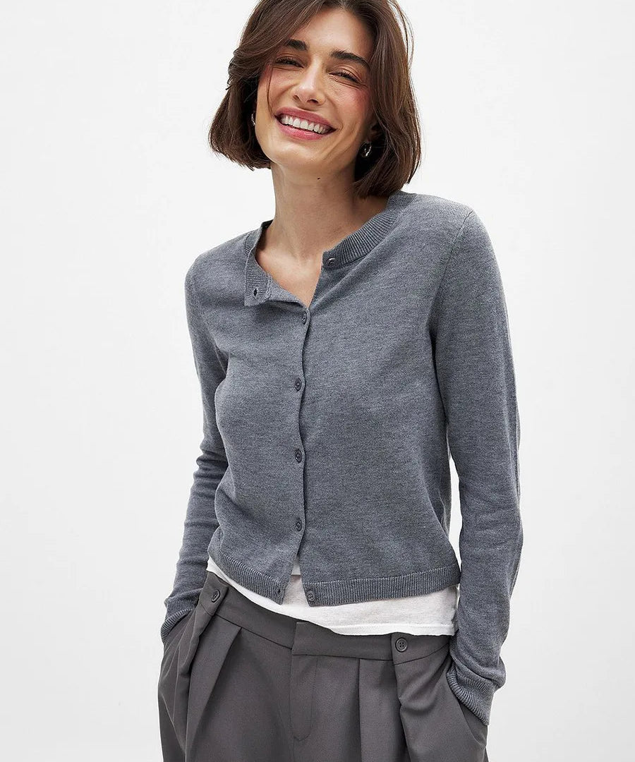 Camille Knit Button Cardigan