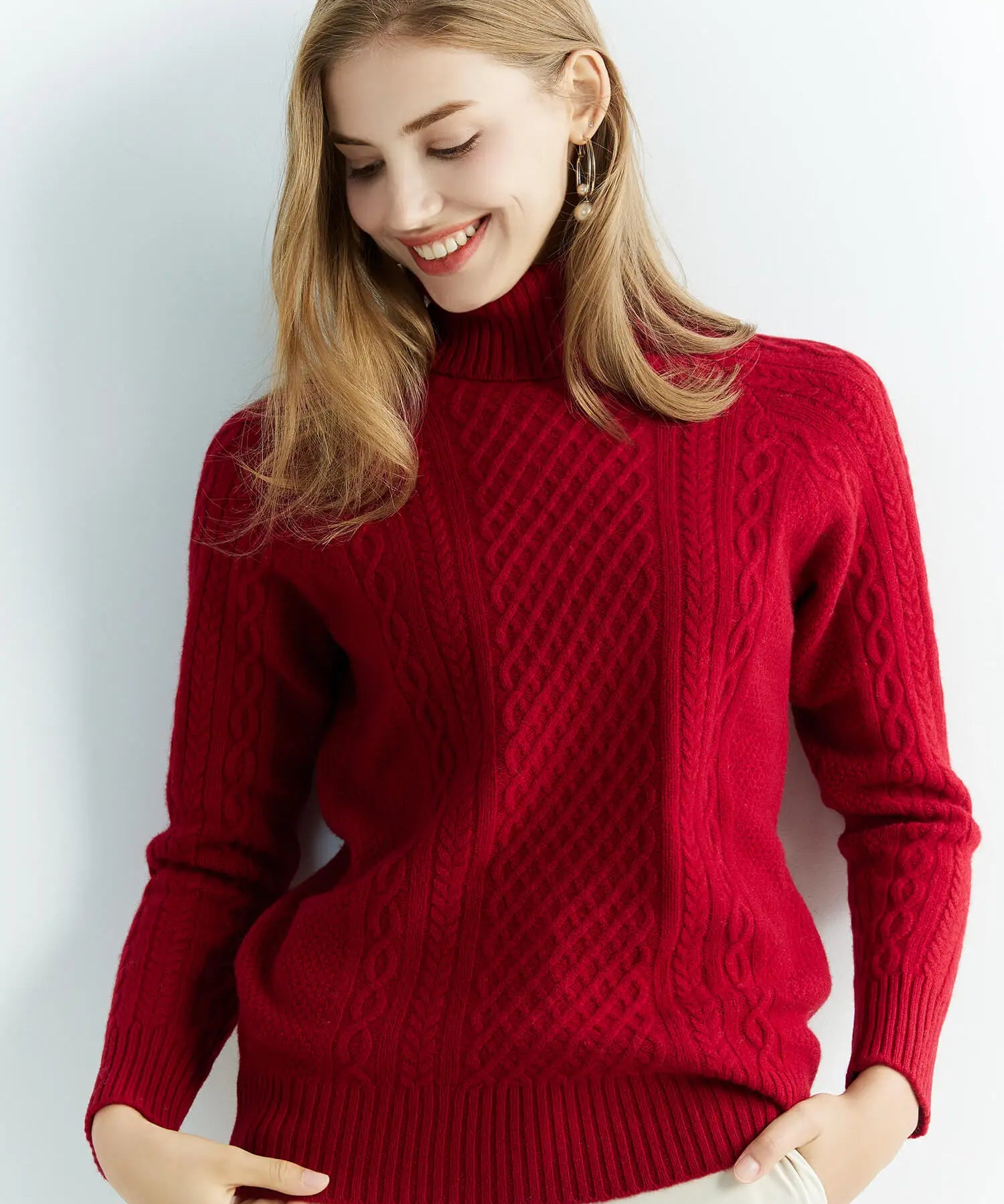 Nordic Cable-Knit Classic Sweater