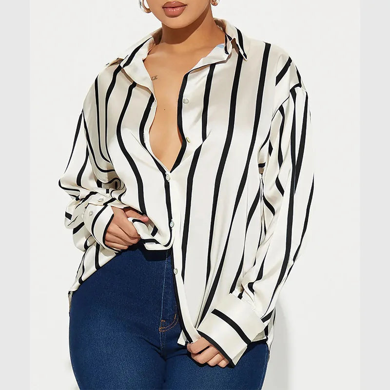 Silk Delaney Striped Shirt