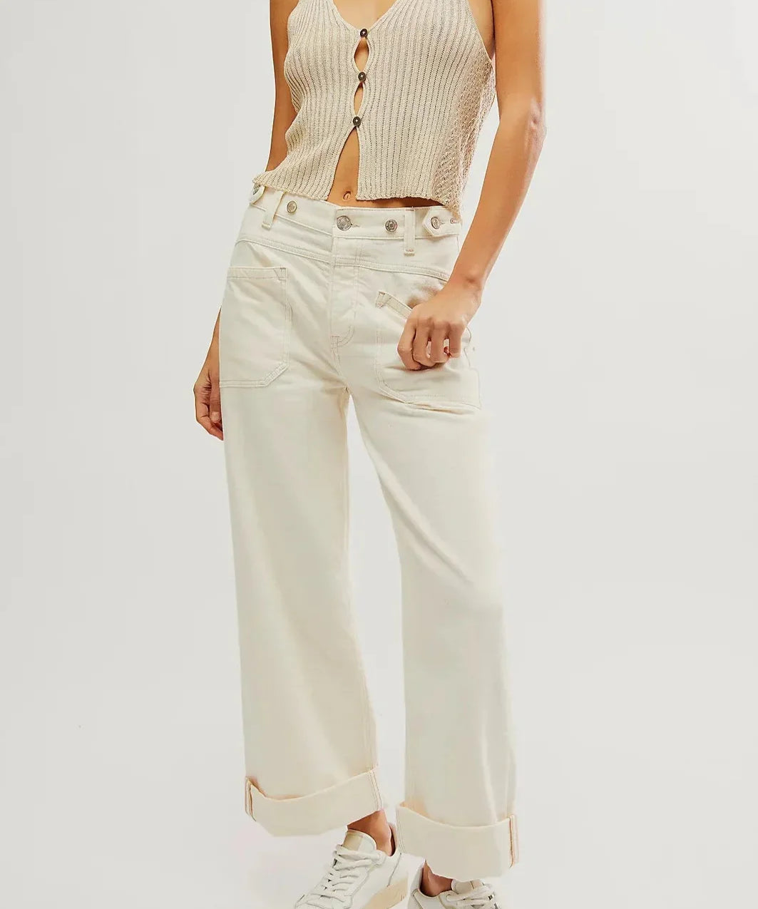 Candace High-Waist Wide-Leg Denims