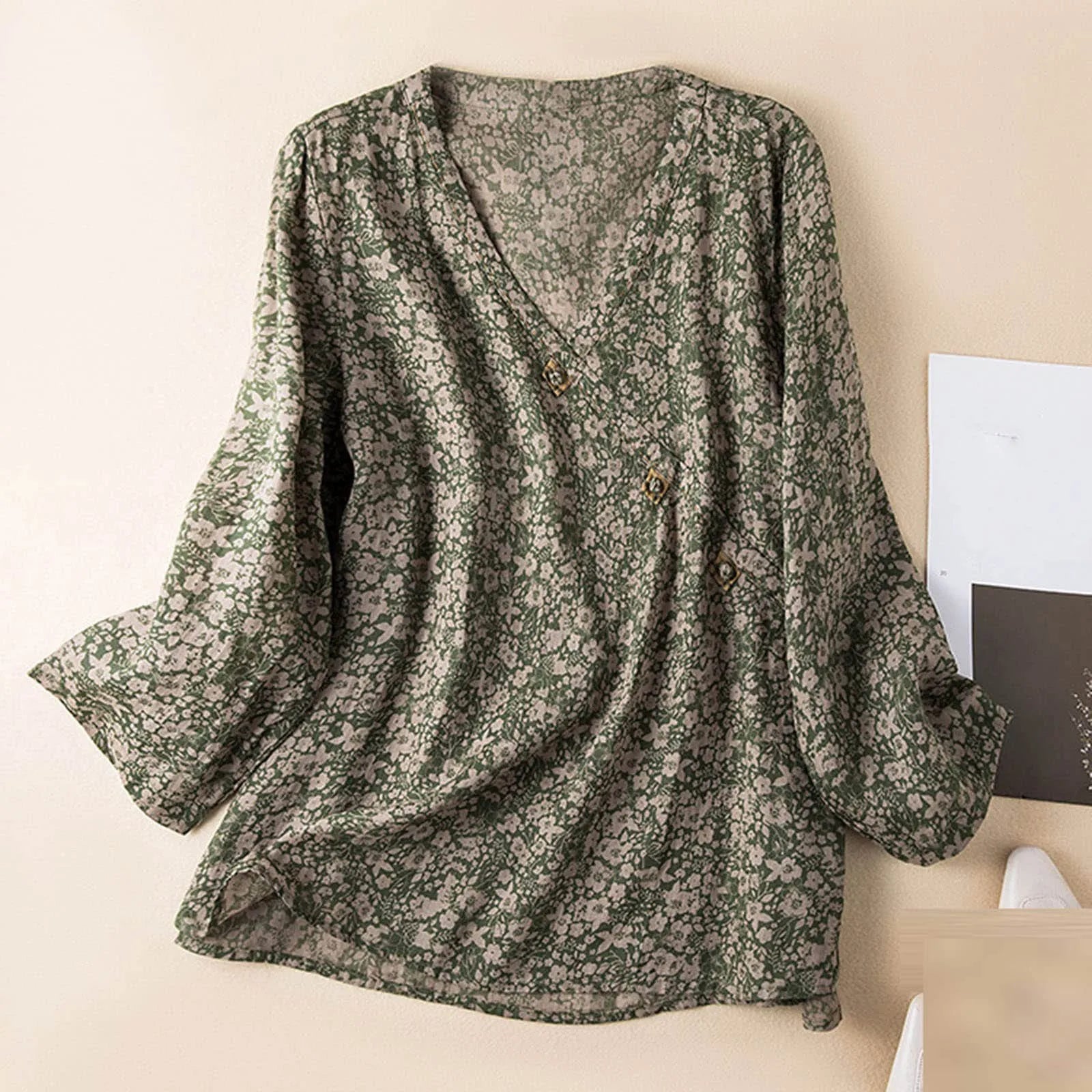 Kaien Crosswrap Blouse