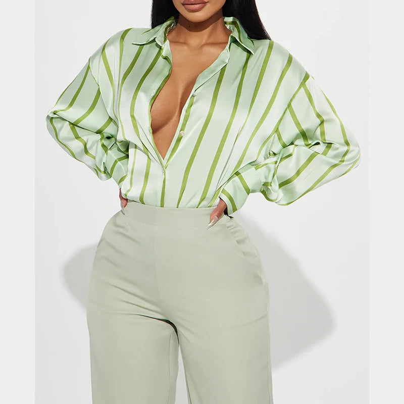 Silk Delaney Striped Shirt