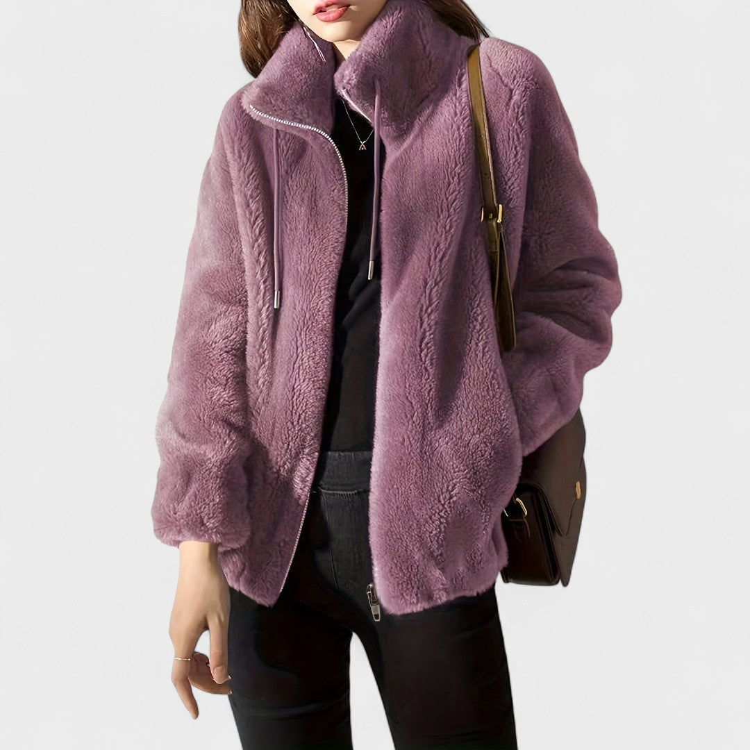 Mila | Luxury Plush Zip Jacket