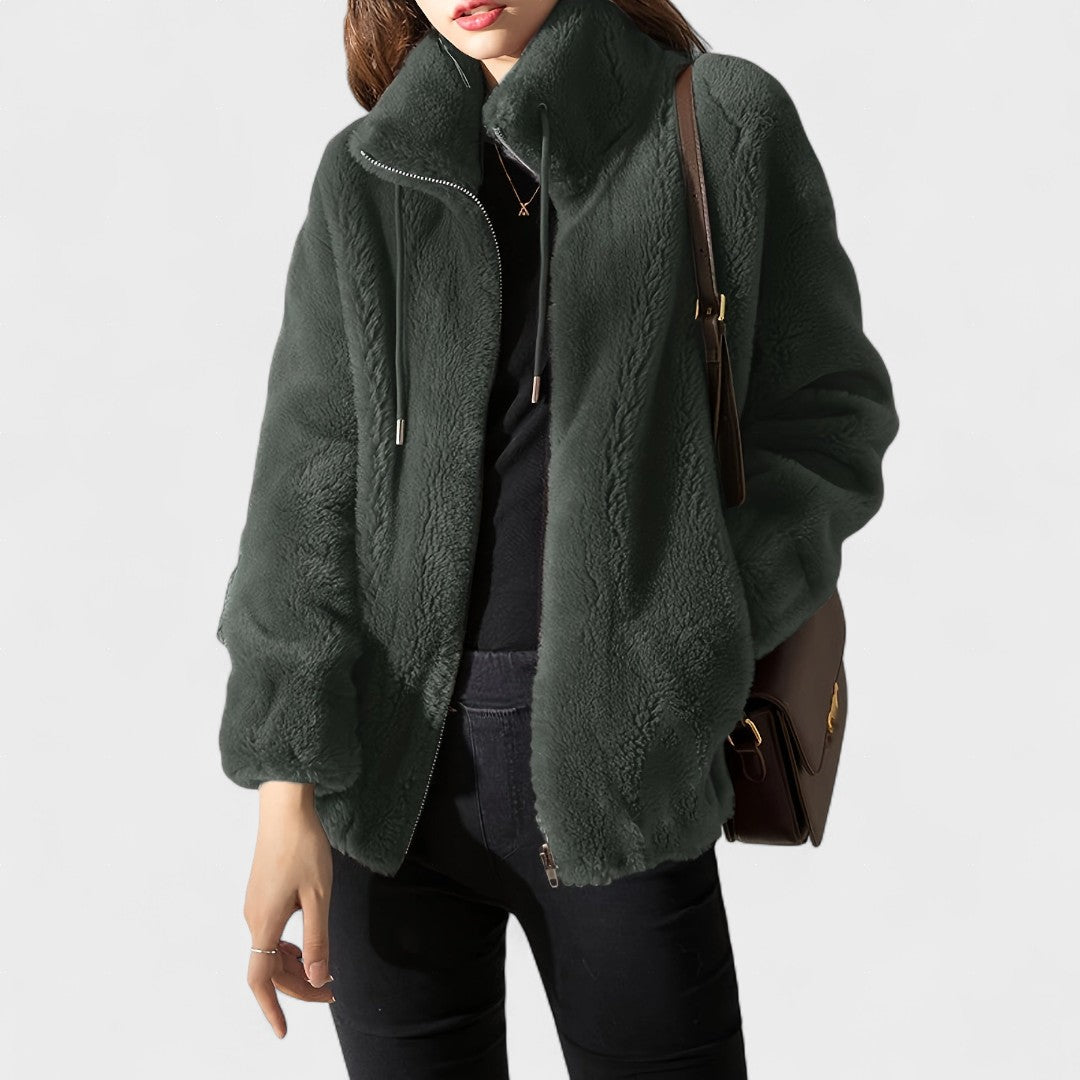 Mila | Luxury Plush Zip Jacket