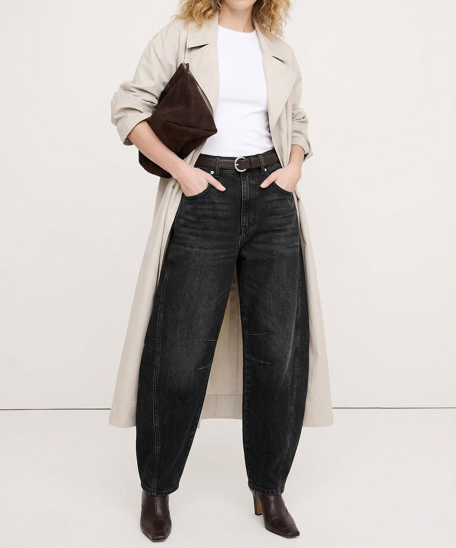 Everly Barrel-Leg Denims