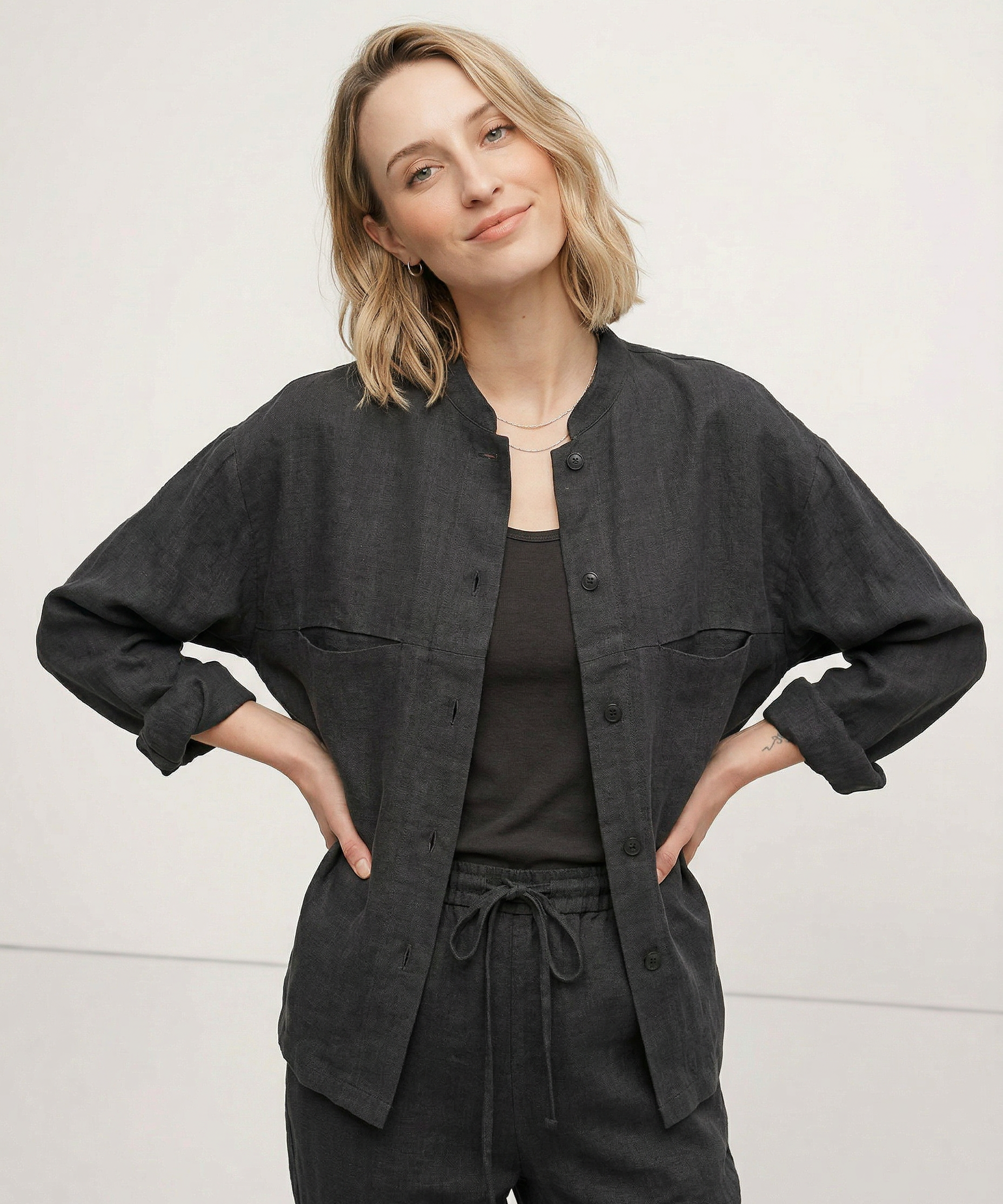 Linen Shirt with Collar Madeline