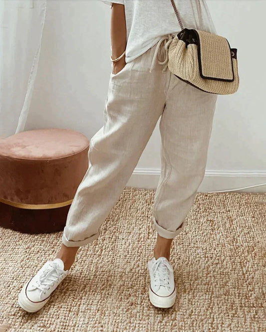 EVA - Casual and stylish linen trousers